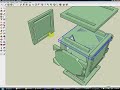 Double Layered Sketchup Slot Cube
