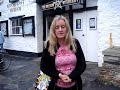 Outside the Museum of Witchcraft in Boscastle, England