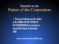 (Intro) Summit on the Future of the Corporation - Headliner - Info
