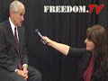 Pascha Derkavics interviews Ron Paul for Freedom.tv