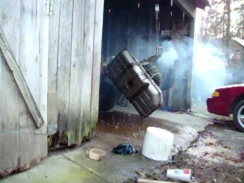 how to dissolve varnish in gas tank