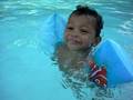 ian nadando
