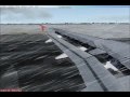 FSX Aeroflot A319 Landing in a Blizzard at Moscow-Sheremetyevo Airport