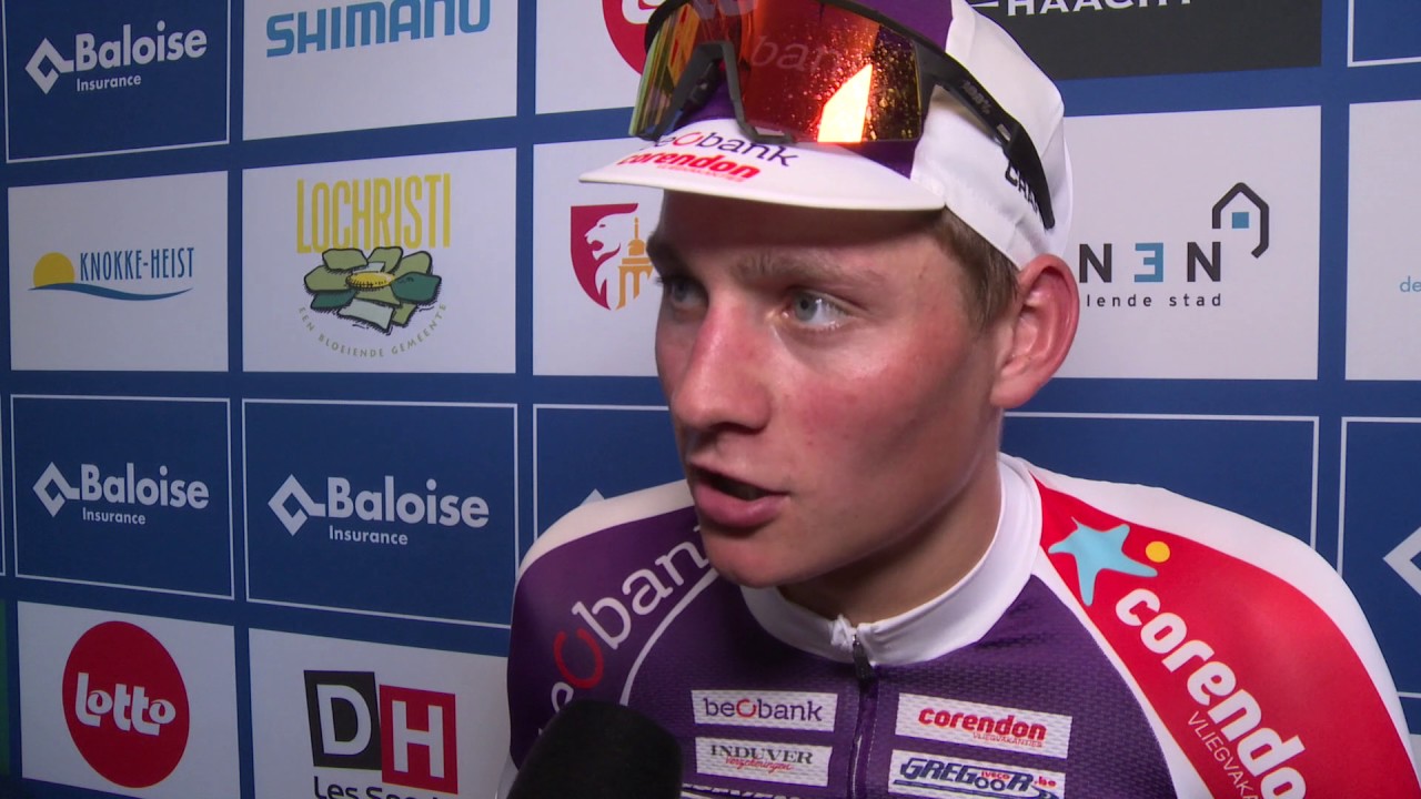Mathieu Van der Poel: "Een sprint winnen op de weg is heel uniek" (Baloise Belgium Tour)