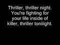 Michael Jackson - Thriller (w/lyrics)