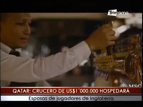 Qatar Crucero de US $ 1'000.000 hospedará esposas de jugadores de Inglaterra