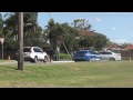 Footage and report on the bush fire that started in Minto, Sydney, Australia on the 11th January, 2012. Between 12 and 15 Ha were bunt out.