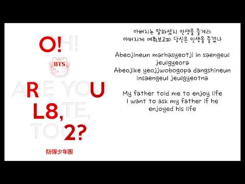 O Rul8 2 Intro Bts Bangtan Boys Lyrics Romanized English