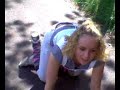 Latisha doet een wolf naar en daarna gaat ze joggen Latisha doet een wolf naar en daarna gaat ze joggen