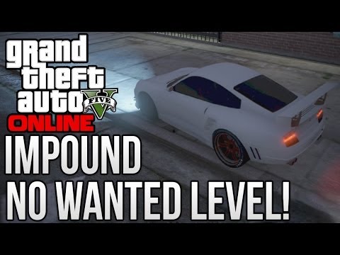 how to recover impounded car gta v