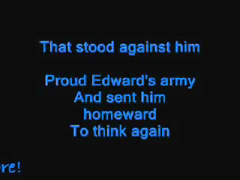 Flower of Scotland sing-along lyrics