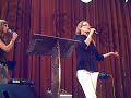 Winnie Banov preaches in Dobrich Bulgaria Winnie Banov preaches in Dobrich Bulgaria