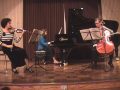 Goehner-Moreno, Long, Bartoli--Mendelssohn Piano Trio in d, 1st Mov.