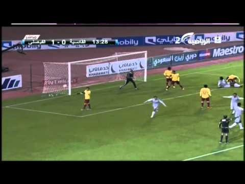 القادسية 2-2 الفيصلي دوري زين السعودي