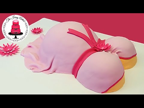 how to make a pregnant belly cake