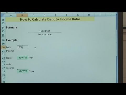 how to determine debt to income ratio