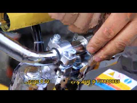 metaxeirismena moto - Ensina a montar e ligar a mini moto e colocar oleo 2 dois tempos para motor dois tempos.