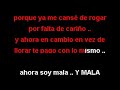 AHORA SOY MALA OLGA TANON KARAOKE GPK avi