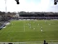 Esbjerg EFB Martin jensen f�r en boldt i hovedet