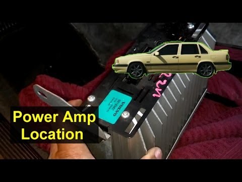 Power amp location for the Volvo 850 – Auto Inforamtion Series