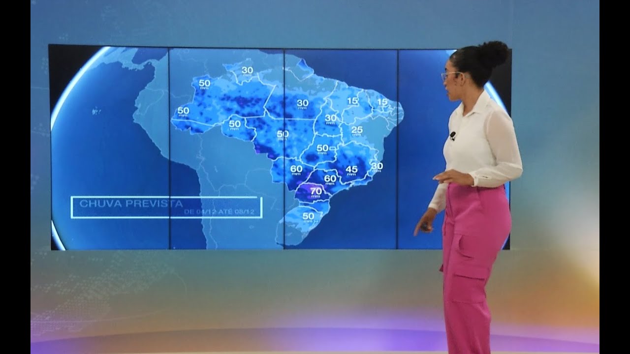 Sexta-feira de chuva no centro-sul do Brasil | 29/11/2024