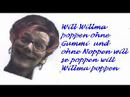 Willma Poppen mit Text