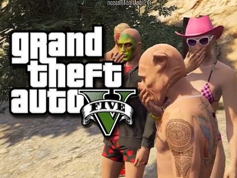 GTA 5 Online Skits - Cops and Robbers! #4 - Breaking Bad! (GTA V Funny Skits)