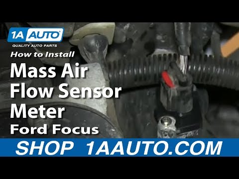 How To Install Replace Mass Air Flow Sensor Meter 2005-07 Ford Focus