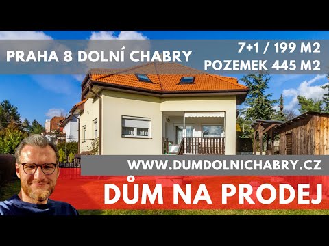 Video Rodinný dům 7+1 Praha 8 - Dolní Chabry, pozemek 445 m2