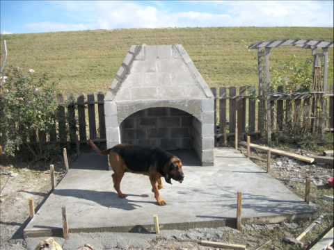 how to build outdoor fireplace