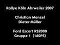 rallye köln ahrweiler 2007 / menzel   müller
