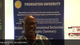 Listen to Francis, a Foundation Student