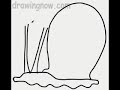 Learn to Draw Gary the Snail