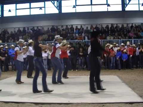 BALLANO I MAESTRI DI COUNTRY LINE DANCE- IL GIORNO DELLA PREMIAZIONE FIERACAVALLI 2009