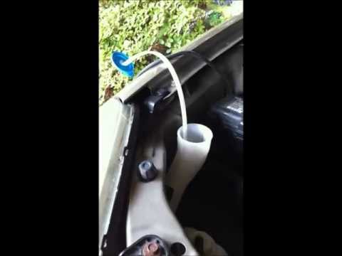 how to drain windshield washer fluid honda accord