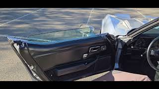 1978 Chevrolet Corvette L82 Silver Anniversary Driver's Window Demo