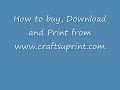 How to buy, download and print from craftsuprint