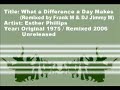 What a Difference A Day Makes - Esther Phillips