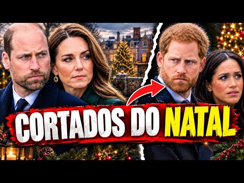 🔥 MEGHAN E HARRY FORA DO NATAL DO REI COM KATE E WILLIAM NO CENTRO DA CRISE