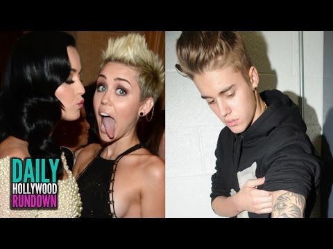 Katy Perry Hates Miley's Tongue, Justin Bieber's Jailhouse Photos and VIDEOS (DHR)