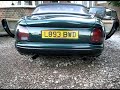 TVR chimaera sound with sleeved silencer TVR chimaera sound with sleeved silencer