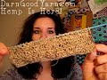 all natural hemp yarn / string  darn good yarn project idea
