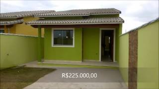 CASA COM 2 QUARTOS EM ITAIPUAÇU R$225.000,00