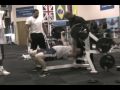 Budd Thacker, former Florida State University DT, puts up 43 reps in the 225lbs. bench press a couple of weeks before his Pro Day at FSU. Budd ran a 4.7 40 at his Pro Day. Great job Budd!