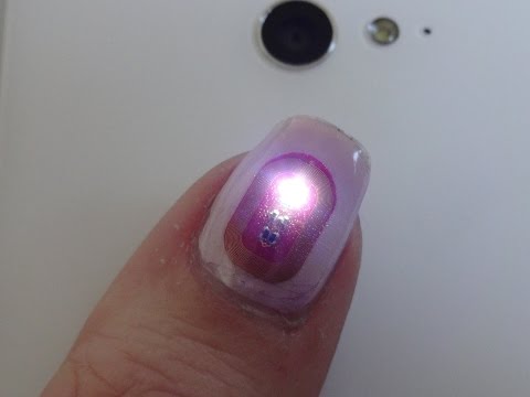 how to apply nfc nail lights