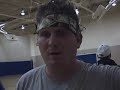 B-Money interview and rap at a basketball game