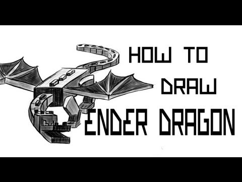 how to draw ender dragon
