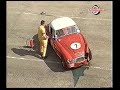 Action packed all Healey race, Jeremy Welch leads from the start in his Austin Healey, KVS 484 until the last lap when he is pushed off the track in a dramatic accident. As a result of this crash Jeremy unfortunately broke his back and ended up with 6 months off work, the car took longer to repair.
