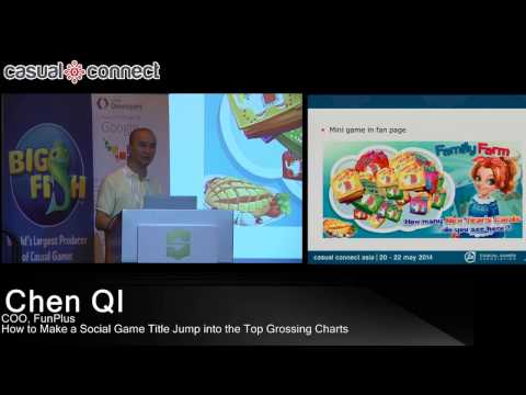 How to Make a Social Game Title Jump into the Top Grossing Charts | Chen QI