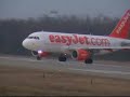 EasyJet A319 Taxiing & Take Off from Basel Mulhouse